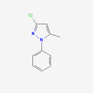 molecular formula C10H9ClN2 B3290659 3-Chloro-5-methyl-1-phenyl-1H-pyrazole CAS No. 86635-76-9