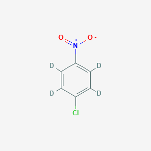 molecular formula C6H4ClNO2 B032908 Benzene-1,2,4,5-d4, 3-chloro-6-nitro- CAS No. 68239-23-6