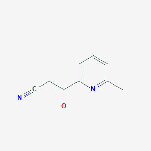 molecular formula C9H8N2O B3290847 3-(6-Methylpyridin-2-YL)-3-oxopropanenitrile CAS No. 868395-53-3