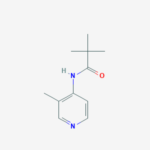 molecular formula C11H16N2O B3290857 N-(3-Methylpyridin-4-yl)pivalamide CAS No. 86847-73-6