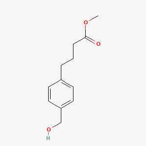 molecular formula C12H16O3 B3290911 Methyl 4-(4-(hydroxymethyl)phenyl)butanoate CAS No. 868731-66-2