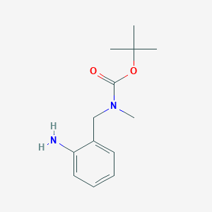 molecular formula C13H20N2O2 B3290919 Tert-butyl 2-aminobenzyl(methyl)carbamate CAS No. 868783-63-5