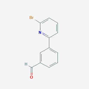 molecular formula C12H8BrNO B3290956 3-(6-Bromo-pyridin-2-yl)benzaldehyde CAS No. 868992-04-5