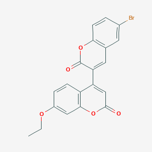6-Bromo-3-(7-ethoxy-2-oxochromen-4-yl)chromen-2-one