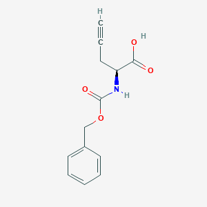 molecular formula C13H13NO4 B3291001 Z-Pra-OH CAS No. 869116-13-2
