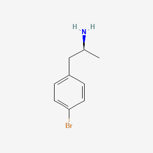 molecular formula C9H12BrN B3291111 Benzeneethanamine, 4-bromo-alpha-methyl-, (alphaS)- CAS No. 869567-02-2