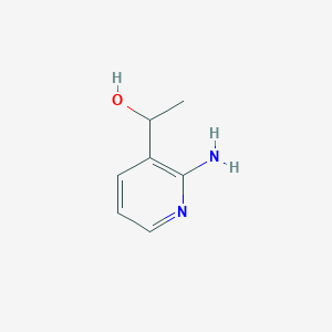 molecular formula C7H10N2O B3291112 1-(2-Aminopyridin-3-yl)ethanol CAS No. 869567-91-9