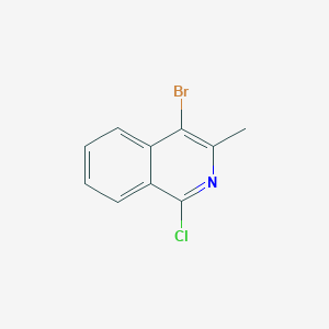 B3291150 4-Bromo-1-chloro-3-methyl-isoquinoline CAS No. 869898-11-3