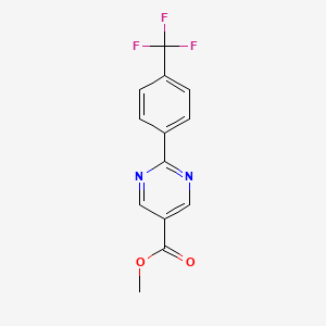 Methyl 2-(4-(trifluoromethyl)phenyl)pyrimidine-5-carboxylate