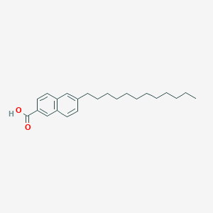 6-Dodecylnaphthalene-2-carboxylic acid