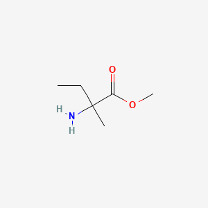 molecular formula C6H13NO2 B3291281 Methyl 2-amino-2-methylbutanoate CAS No. 87162-70-7