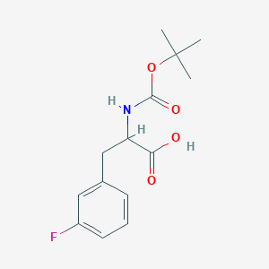 2-[(Tert-butoxycarbonyl)amino]-3-(3-fluorophenyl)propanoic acid