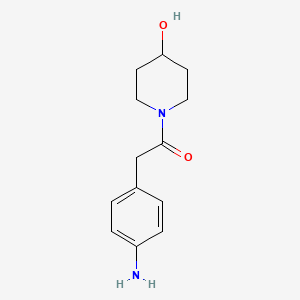 1-[(4-Aminophenyl)acetyl]piperidin-4-OL