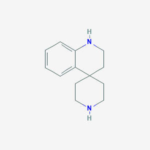 molecular formula C13H18N2 B3291746 2',3'-Dihydro-1'H-spiro[piperidine-4,4'-quinoline] CAS No. 873056-19-0