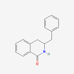 molecular formula C16H15NO B3291798 3-Benzyl-3,4-dihydroisoquinolin-1(2H)-one CAS No. 873404-52-5