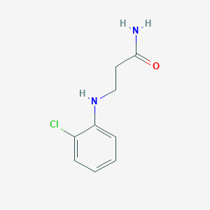 molecular formula C9H11ClN2O B3292012 3-[(2-Chlorophenyl)amino]propanamide CAS No. 875159-80-1