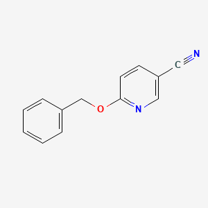 molecular formula C13H10N2O B3292130 6-(Benzyloxy)pyridine-3-carbonitrile CAS No. 876516-71-1