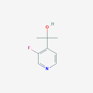 molecular formula C8H10FNO B3292148 2-(3-fluoropyridin-4-yl)propan-2-ol CAS No. 87674-13-3