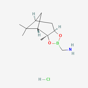 molecular formula C11H21BClNO2 B3292185 BoroGly-(+)-Pinanediol-HCl CAS No. 877314-87-9