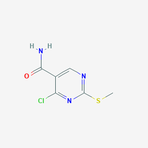 B3292759 4-Chloro-2-(methylthio)pyrimidine-5-carboxamide CAS No. 880613-19-4