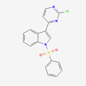 3-(2-Chloro-4-pyrimidinyl)-1-(phenylsulfonyl)indole