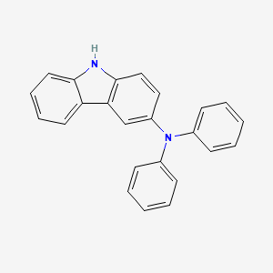 molecular formula C24H18N2 B3292992 N,N-diphenyl-9H-carbazol-3-amine CAS No. 883224-26-8
