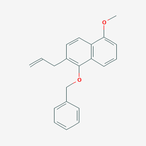 2-Allyl-1-(benzyloxy)-5-methoxynaphthalene