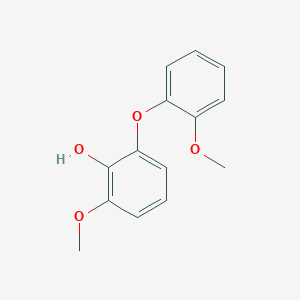 molecular formula C14H14O4 B3293000 2-Methoxy-6-(2-methoxyphenoxy)phenol CAS No. 88329-96-8
