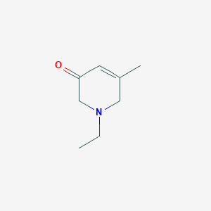 molecular formula C8H13NO B3293003 1-ethyl-5-methyl-1,6-dihydropyridin-3(2{H})-one CAS No. 883291-04-1
