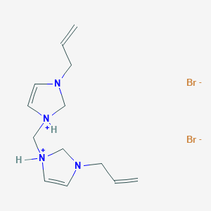 1H-Imidazolium, 1,1'-methylenebis[3-(2-propenyl)-, dibromide