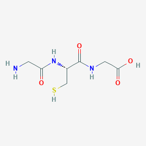 molecular formula C7H13N3O4S B3293095 H-Gly-Cys-Gly-OH CAS No. 88440-55-5