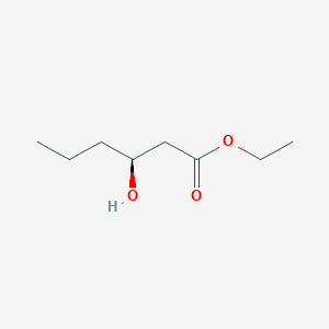 molecular formula C8H16O3 B3293149 Ethyl (S)-3-hydroxyhexanoate CAS No. 88496-71-3