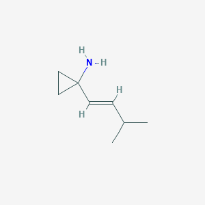 (E)-1-(3-Methylbut-1-enyl)cyclopropanamine