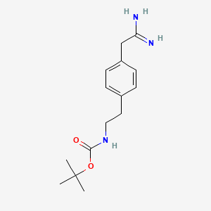 tert-Butyl 4-(2-amino-2-iminoethyl)phenethylcarbamate