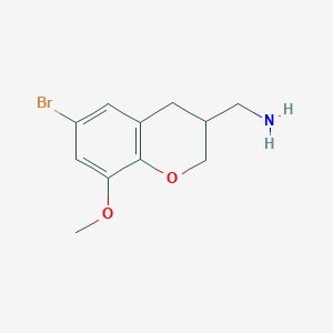 (6-Bromo-8-methoxychroman-3-YL)methanamine