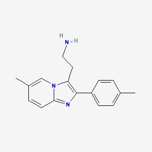 2-(6-Methyl-2-P-tolyl-imidazo[1,2-A]pyridin-3-YL)-ethylamine