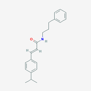 molecular formula C21H25NO B329332 3-(4-isopropylphenyl)-N-(3-phenylpropyl)acrylamide 