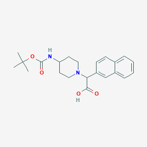 (4-Boc-amino-piperidin-1-YL)-naphthalen-2-YL-acetic acid