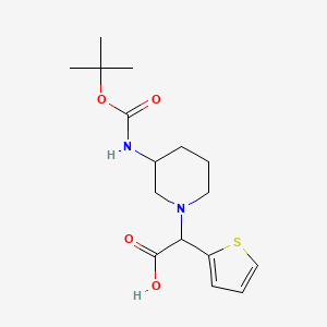 (3-Boc-amino-piperidin-1-YL)-thiophen-2-YL-acetic acid