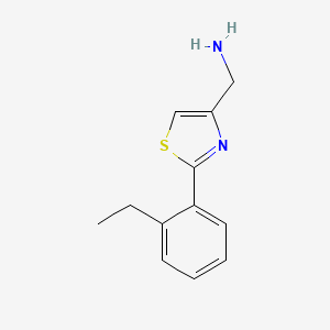 (2-(2-Ethylphenyl)thiazol-4-YL)methanamine