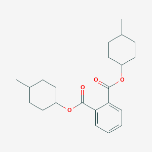 molecular formula C22H30O4 B032935 Bis(4-methylcyclohexyl) benzene-1,2-dicarboxylate CAS No. 18249-11-1