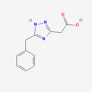 B3293500 2-(5-Benzyl-4H-1,2,4-triazol-3-yl)acetic acid CAS No. 885281-04-9