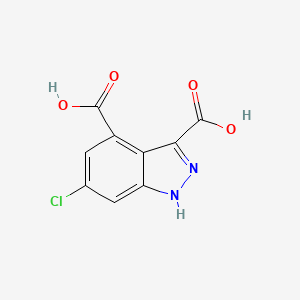 6-chloro-1H-indazole-3,4-dicarboxylic acid