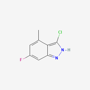 3-Chloro-6-fluoro-4-methylindazole