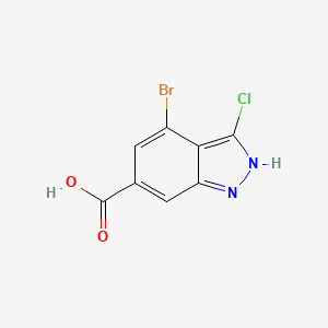 4-bromo-3-chloro-2H-indazole-6-carboxylic acid
