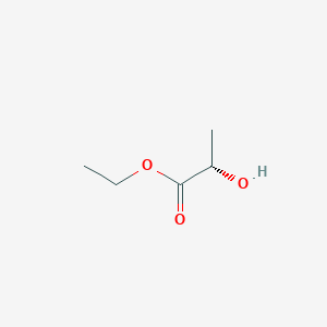 molecular formula C5H10O3 B032942 Ethyl L-lactate CAS No. 687-47-8