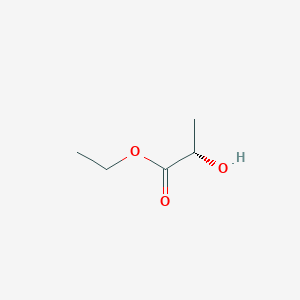 molecular formula C5H10O3 B032942 ethyl (2S)-2-hydroxypropanoate CAS No. 687-47-8