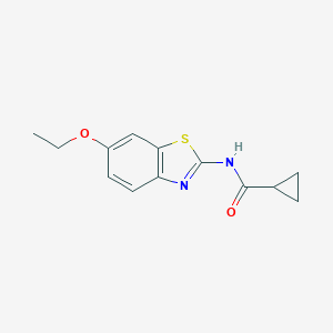 molecular formula C13H14N2O2S B329425 N-(6-ethoxy-1,3-benzothiazol-2-yl)cyclopropanecarboxamide 