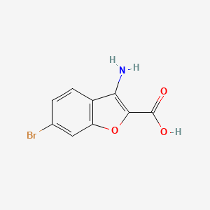 3-Amino-6-bromobenzofuran-2-carboxylic acid