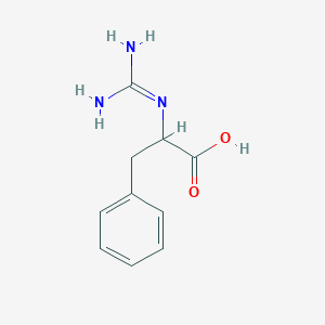 molecular formula C10H13N3O2 B3294582 2-Guanidino-3-phenylpropanoic acid CAS No. 88728-27-2